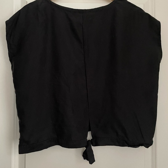Only Child Clothing Charlie Top in Black Tencel Size L - Picture 7 of 9